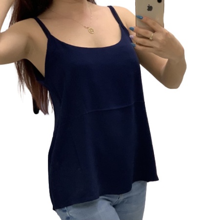 Maiou Simple tip voal bleumarin