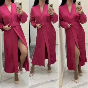 Rochie tip sacou cu pliuri Chanett