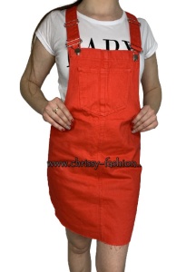 Sarafan Denim rosu