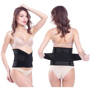 Centura abdominala dublu reglabilă