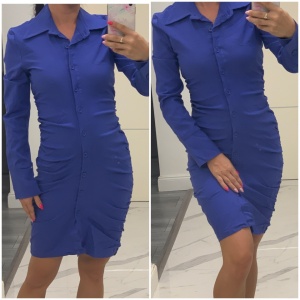 Rochie camasa Anabella albastru