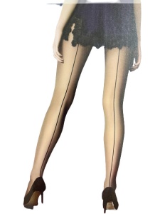 Dres lycra negru cu dunga pe spate - Img 2