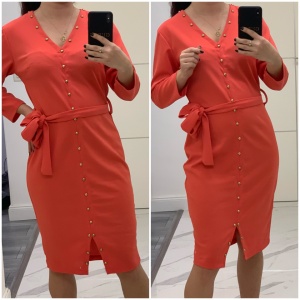 Rochie cambrata Sissy corai