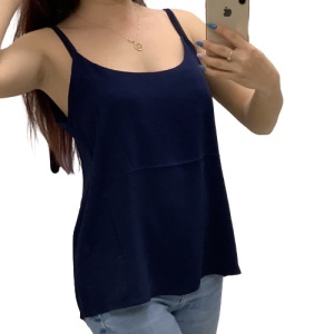 Maiou Simple tip voal bleumarin