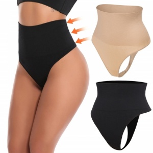 Chiloti tanga cu burtiera modelatori