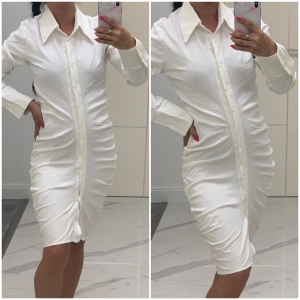 Rochie Camasa Anabella alb