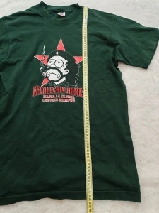 Tricou Vintage Fruit of the Loom Made in USA – Homer Revolution Graphic Verde - Img 5