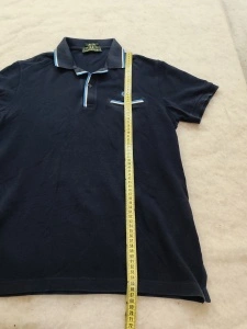Tricou Polo Fred Perry Slim Fit Bleumarin cu Buzunar – Mărimea M - Img 6