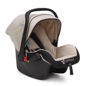 Auto-sedište, nosilljka za bebe sa adapterom "Rachel" Bež 0-13 kg