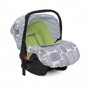 Auto-sedište, nosilljka za bebe sa adapterom "Rachel" Zelena 0-13 kg