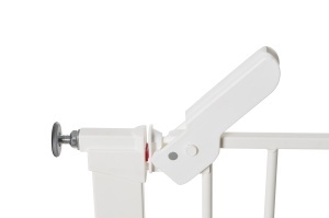 BabyDan Premier sigurnosna ogradica sa 6 produžetaka 112–119.3 cm – pressure fit, bela - Img 6