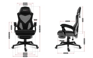 Gejmerska stolica Huzaro Combat 3.0 Carbon - Img 3