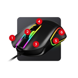 Huzaro Gaming Miš Shot 1.5 - Img 2