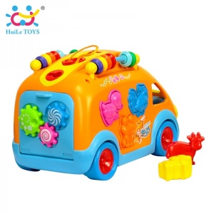 Igračka za decu "Happy Bus" sa muzičkim i svetlosnim efektima - Img 3