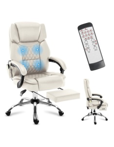 Kancelarijska stolica sa masažerima Mark Adler Boss 6.0 Beige