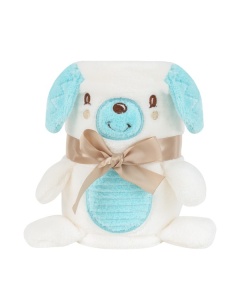 KikkaBoo ćebence za bebe sa 3D vezom 75x100 PUPPY - Img 2