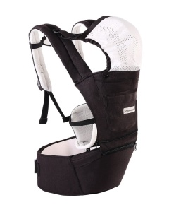KikkaBoo Kengur nosiljka za bebe 3in1 CHLOE Crna do 15 kg - Img 2