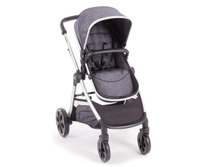 KikkaBoo Kolica za bebe MAUI Siva set 3in1 sa autosedištem i tvrdom korpom - Img 2