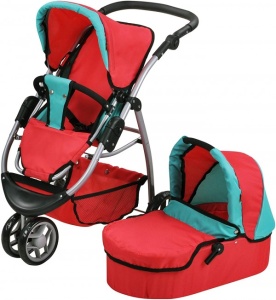 Knorr kolica za lutke Cico Red Green