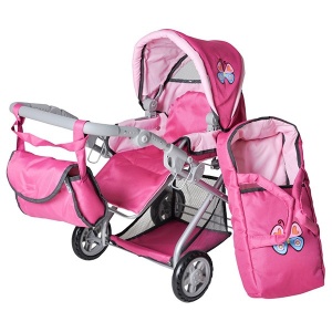 Knorr kolica za lutke Kyra pink butterfly - Img 2