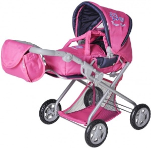 Knorr kolica za lutke Kyra pink flower