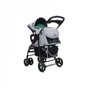 Kolica za bebe "Lea" 2 in 1 Zelena, set sa autosedištem