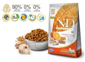 N&D Suva hrana LG Mini Adult Codfish&Orange 2,5 kg