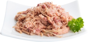 Nuevo TASTY Vlažna hrana fileti lososa sa ćuretinom, potočarkom i uljem lososa 85g