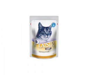 Plaisir Care Vlažna hrana preliv za mačke Sensitive 85g