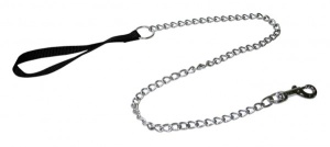 Povodac za pse metal 1m*3mm crni