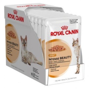 ROYAL CANIN Vlažna hrana za mačke preko 12 meseci starosti, komadići u sosu Intense beauty 12 ( 85gr x 12kesica) - Img 2