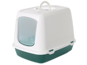 SAVIC Toalet sa vratancima Oscar zeleno beli 50x37x39cm