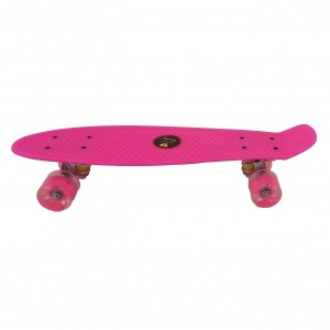 Skejtbord za decu sa svetlećim točkovima 001 Pink Tamna