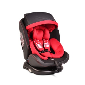 Autosedište za decu "Pilot" Crveni, sa isofix-om 0-36kg - Img 2