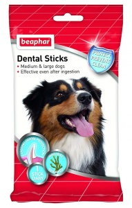 Beaphar Dental stick M i L - štapići za zube za pse