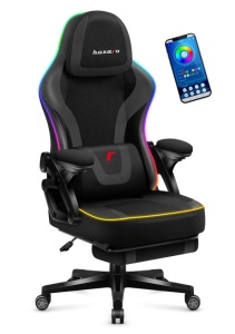 Gejmerska stolica Huzaro Force 4.6 RGB Black Mesh Smart
