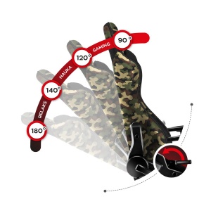Huzaro Gaming stolica Force 6.0 Camo Mesh - Img 4