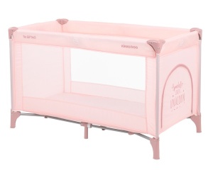 KikkaBoo Krevetac za bebe SO GIFTED Pink - jedan nivo