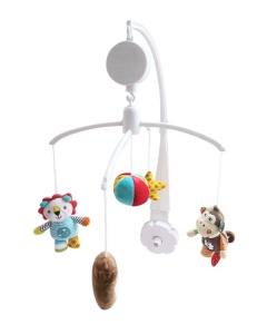 KikkaBoo Muzička vrteška za krevetac LEO the LION