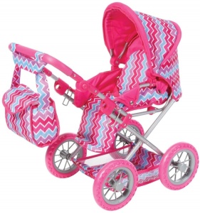 Knorr kolica za lutke Ruby Pink Zigzag - Img 2