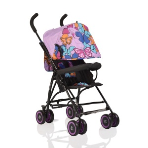 Kolica za bebe "Billy Butterflies" Ljubičasta
