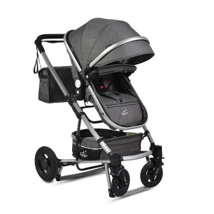 Kolica za bebe Gigi tamno siva sa mehanizmom za ljuljanje - Img 4