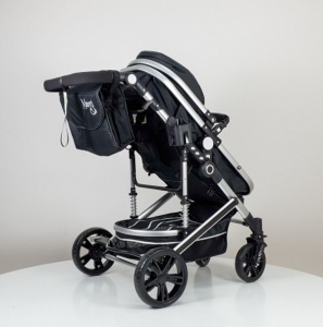 Kolica za bebe "MARSI" model 601 Crna - Img 3