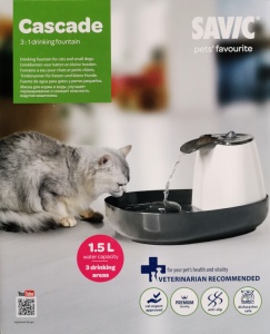 Savic fontana za mace i male pse "Cascade" 1,5l