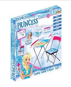 Sklopivi drveni sto i stolica za decu, Princess - Img 2