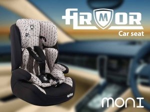 Autosedište za decu "Armor Premium" Bež 9-36kg - Img 1