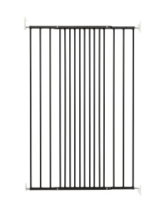 BabyDan Pet Extending Gate Extra Tall 62.5–106 cm – Sigurnosna ograda za pse, zidna, crna