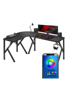 Gaming ugaoni sto Huzaro Hero 6.3 RGB Black - Img 2