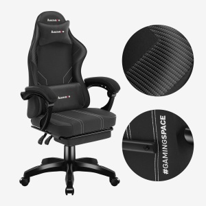 Gejmerska stolica Huzaro Force 3.7 Carbon Black
