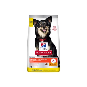 Hill's Science Plan PERFECT DIGESTION Small & Mini Adult 1+ Hrana za Pse sa Piletinom i Smeđim Pirinčem 1,5 kg - Img 2